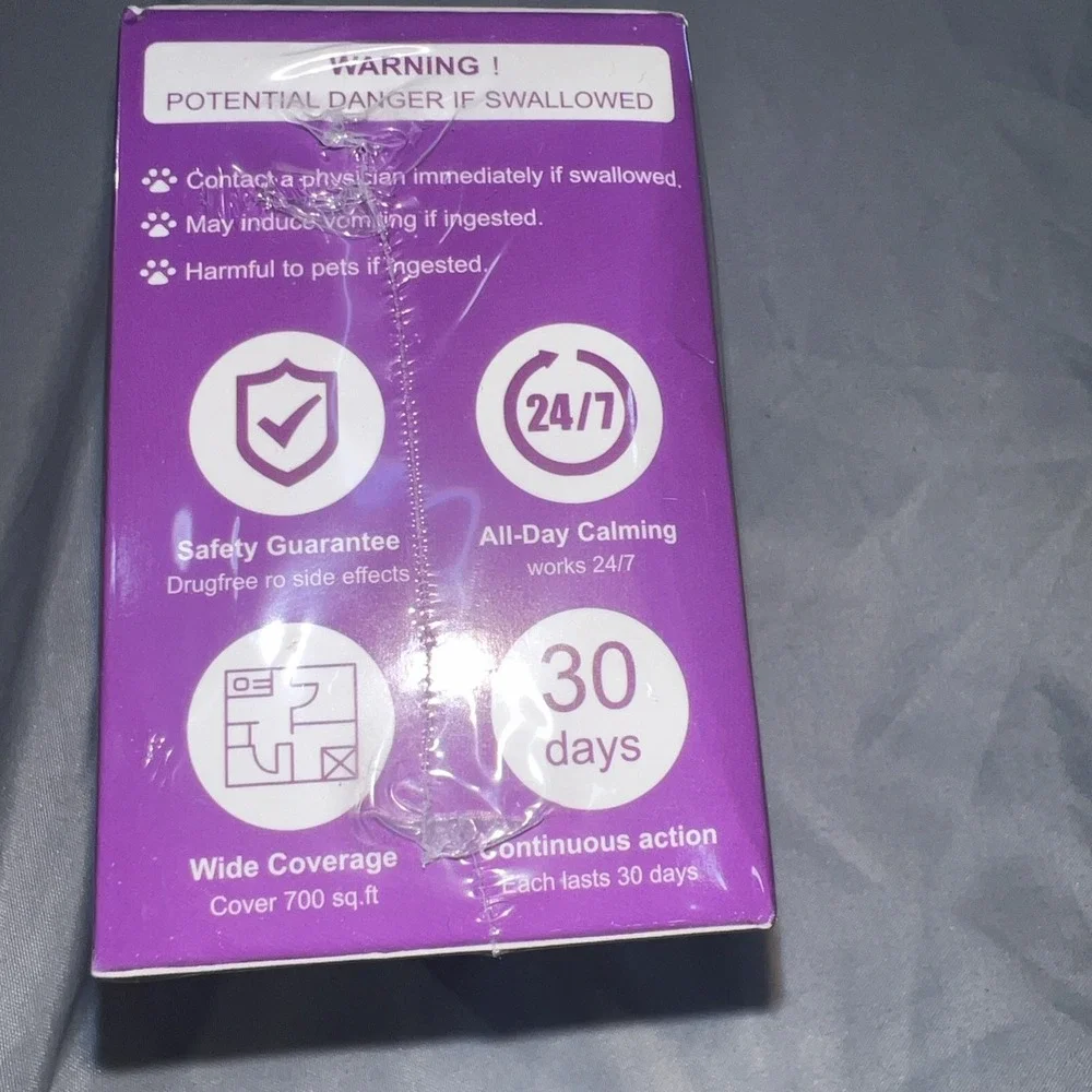 TIOUPI Cat Calming‎ Pheromone Plug-In Diffuser Kit for Cat Anxiety Stress NIP